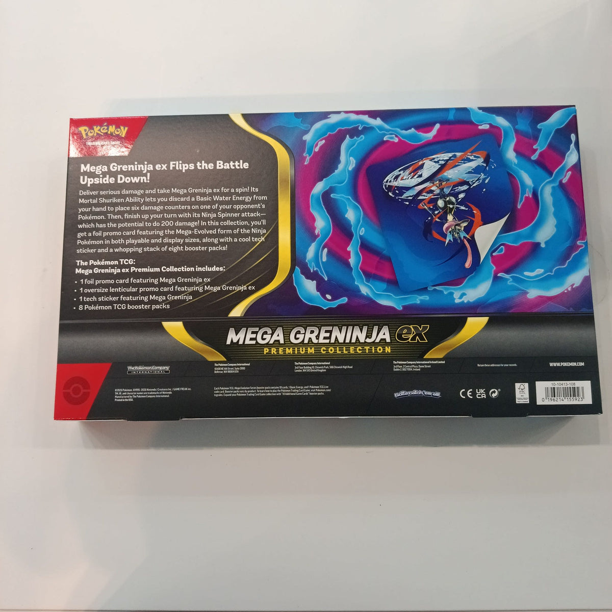 2025 Pokemon TCG Mega Greninja ex Premium Collection Mega Greninja ex - view 2