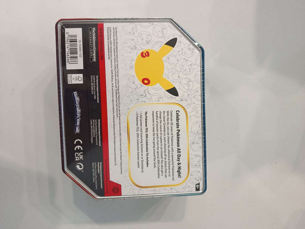 Pokemon 30th Celebration Greninja ex Tin 2025 (English) - view 2