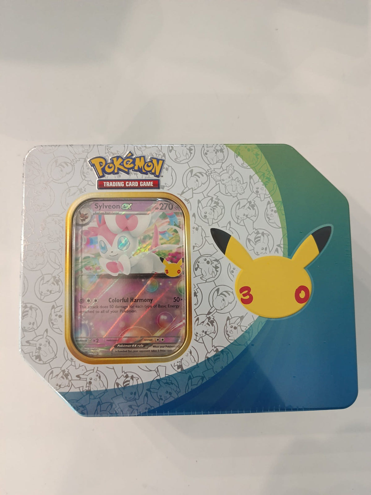 Pokemon 30th Celebration Sylveon ex Tin 2026 (English)