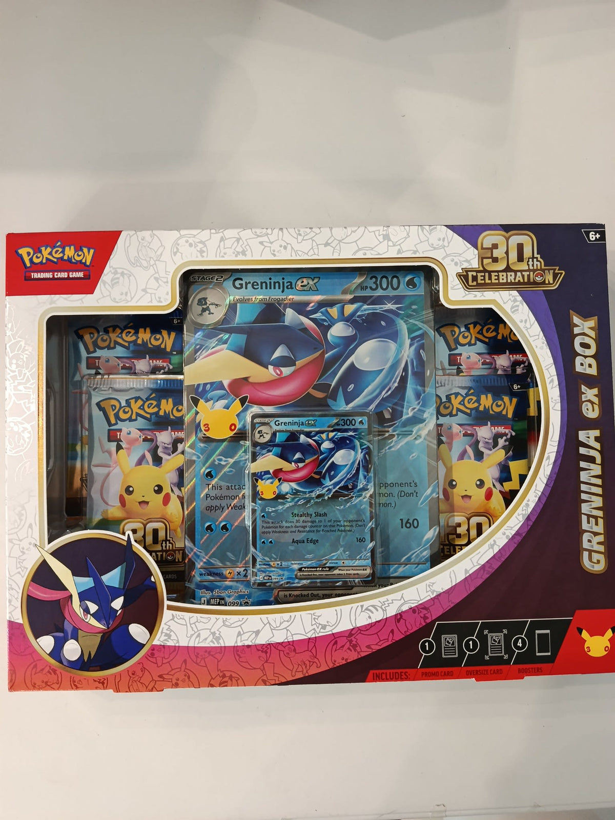 Pokemon 30th Celebration Greninja ex Collection Box 2025 (English)