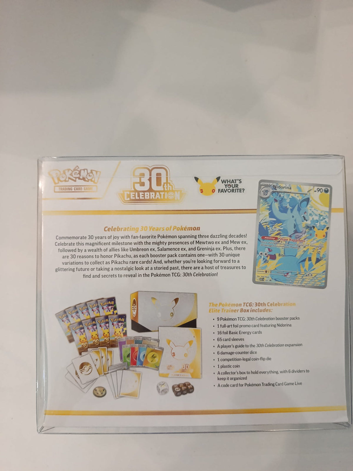 Pokemon 30th Celebration Pikachu Elite Trainer Box 2025 (English) - view 2