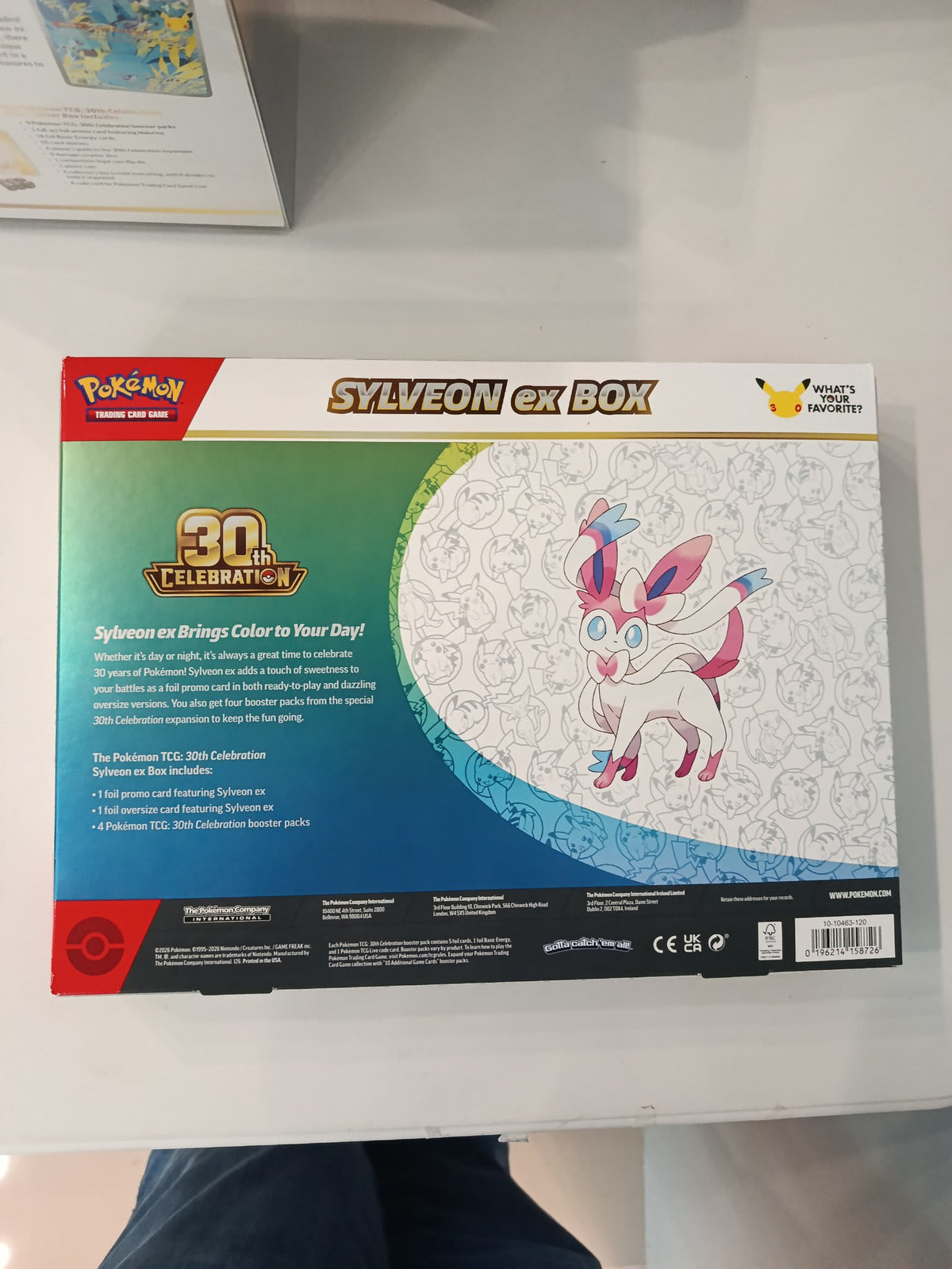 Pokemon 30th Celebration Sylveon ex Collection Box 2025 (English) - view 2