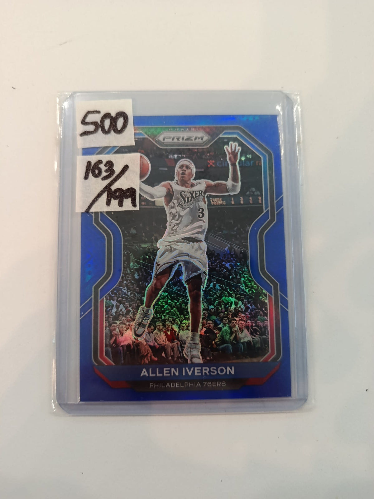 2020-21 Panini Prizm Allen Iverson Blue /199 #19