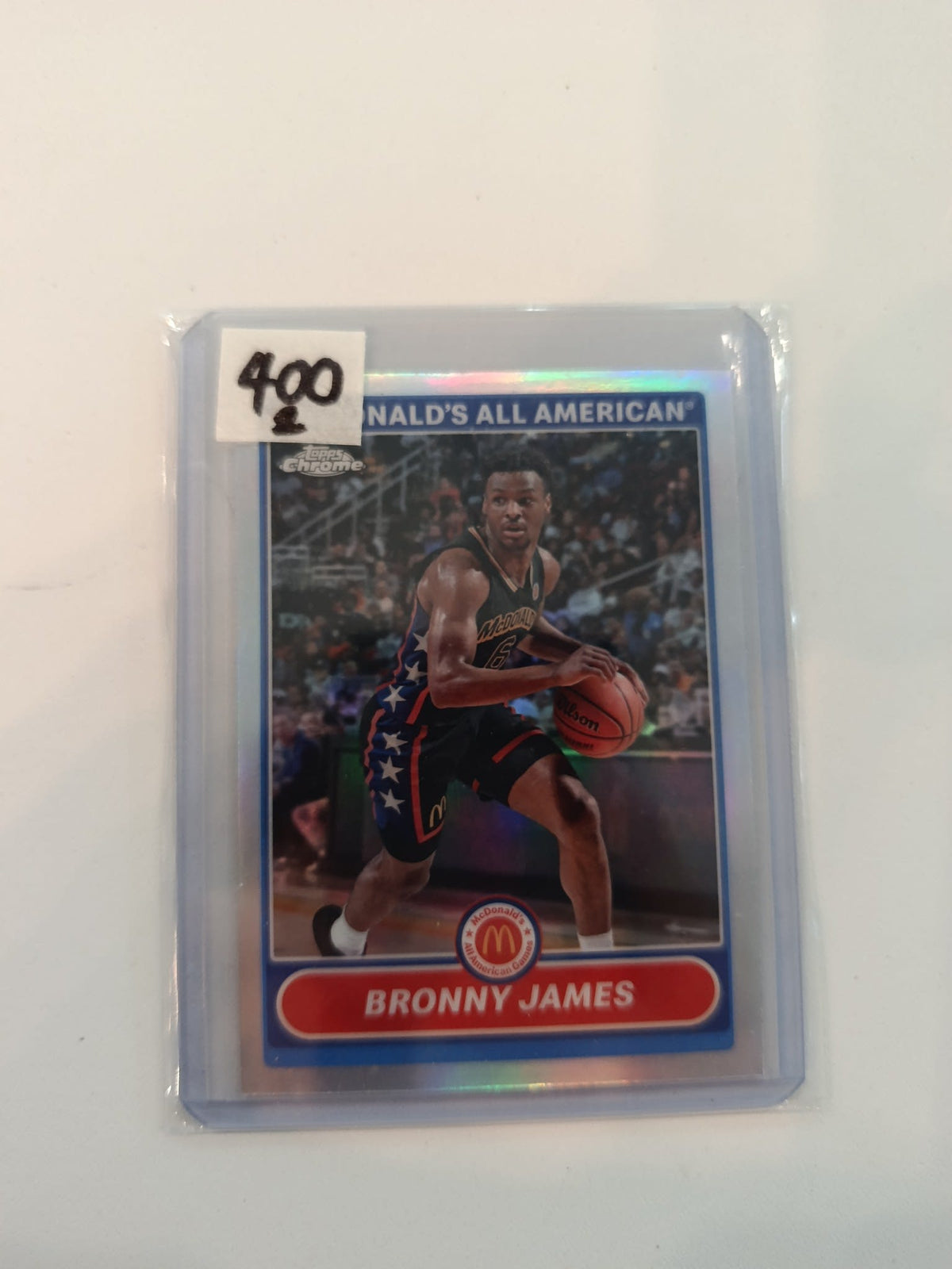 2023 Topps McDonald's All American Bronny James Blue #2K7-7