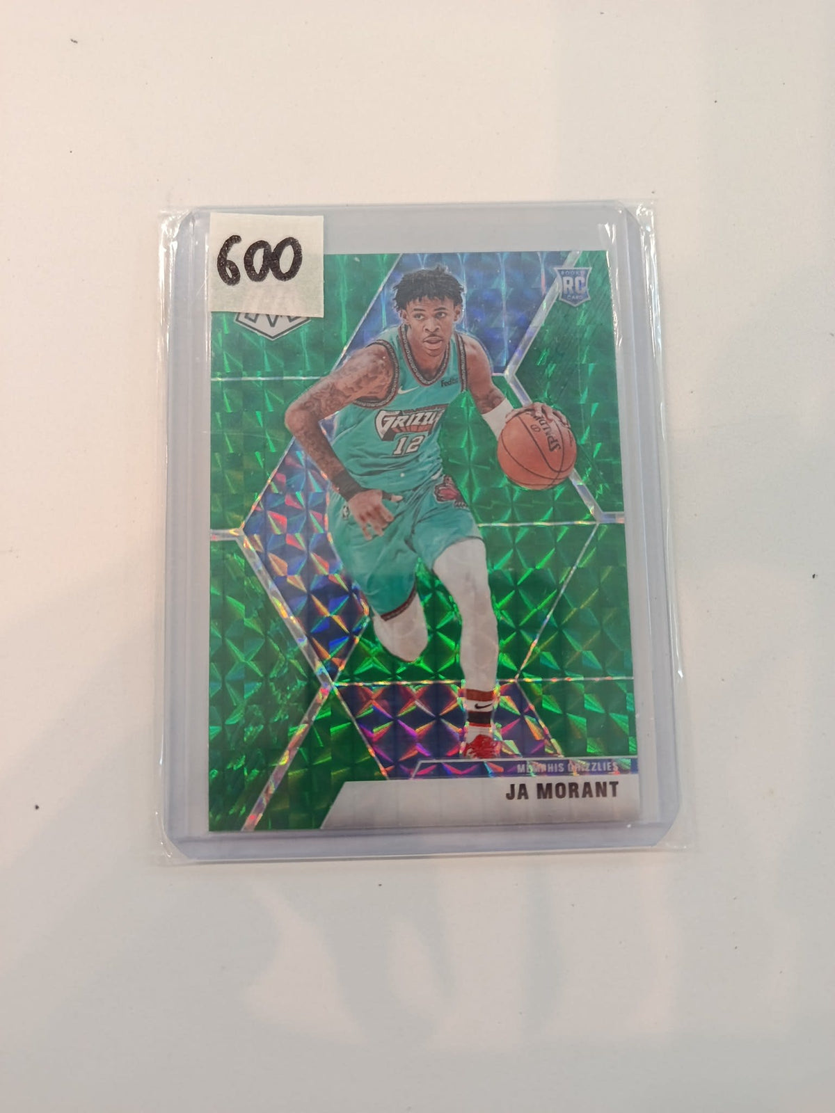 2019-20 Panini Mosaic Ja Morant Green Mosaic #219