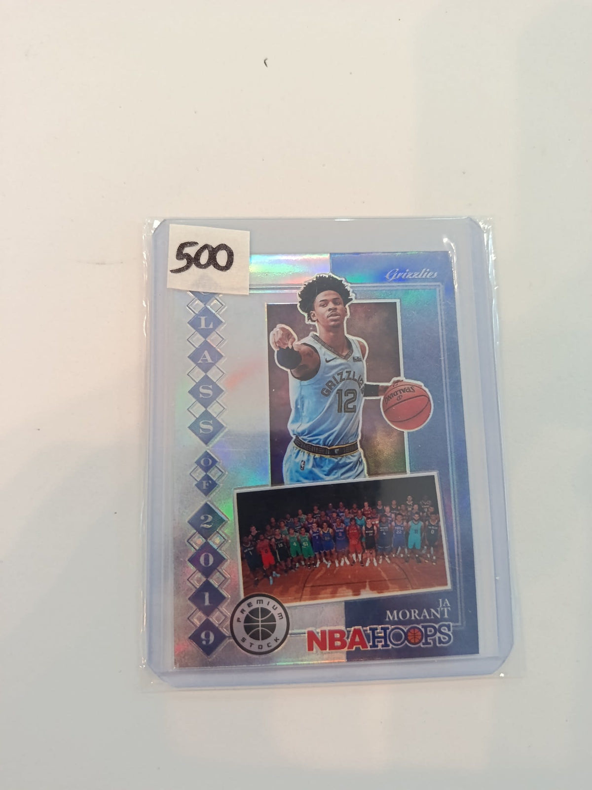 2019-20 Panini Hoops Premium Stock Class of 2019 Ja Morant Prizm #9