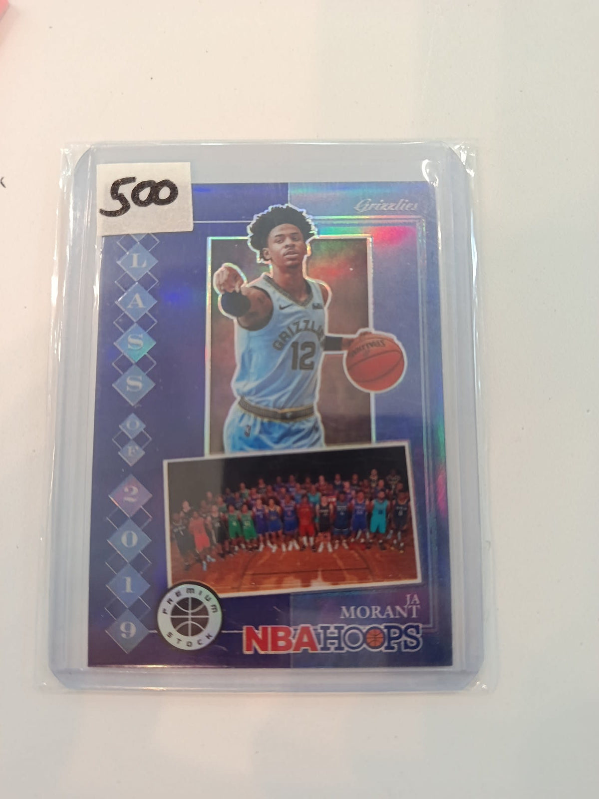 2019 Panini Hoops Premium Stock Class of 2019 Ja Morant Prizm #9