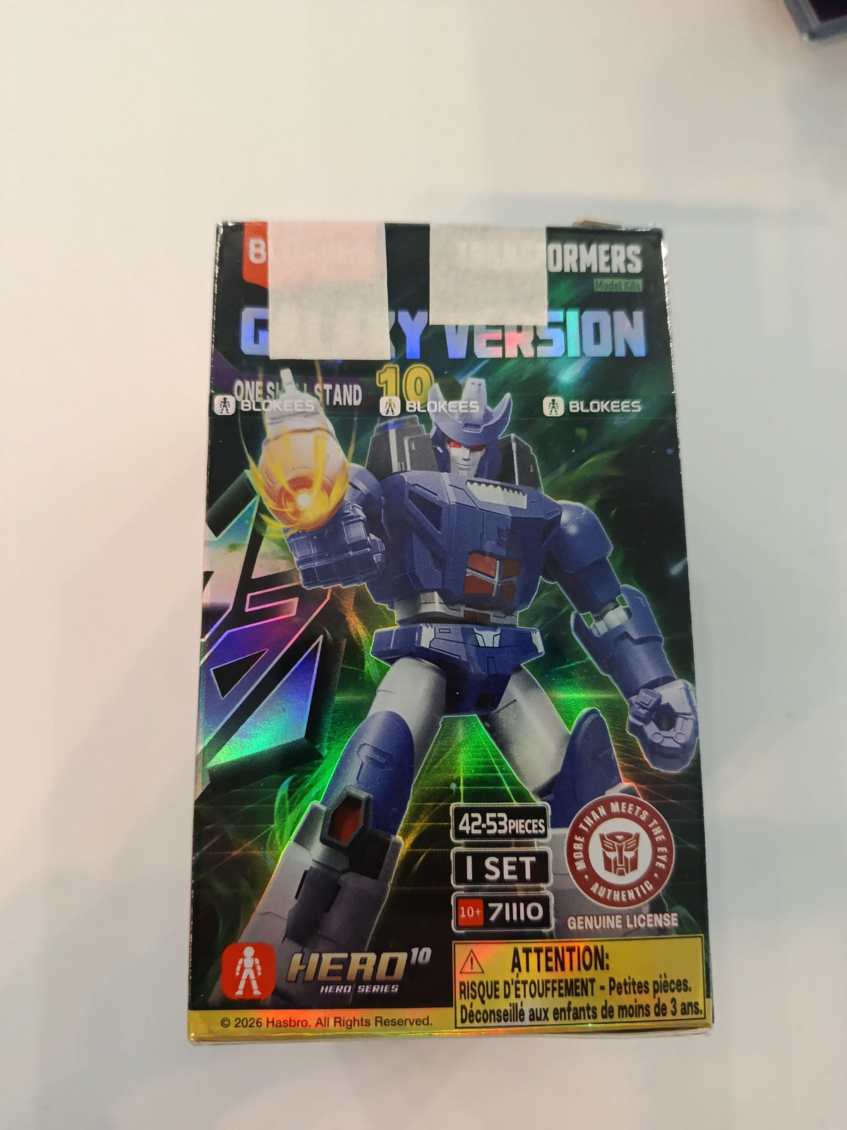2026 Blokees Transformers Model Kit - Hero Series 10 Galaxy Version Assorted (Blind Box)