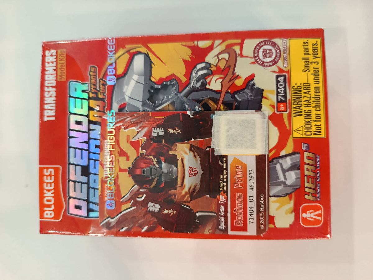 2025 Blokees Transformers Defender — Tyrants Fury Hero Series Rodimus Prime