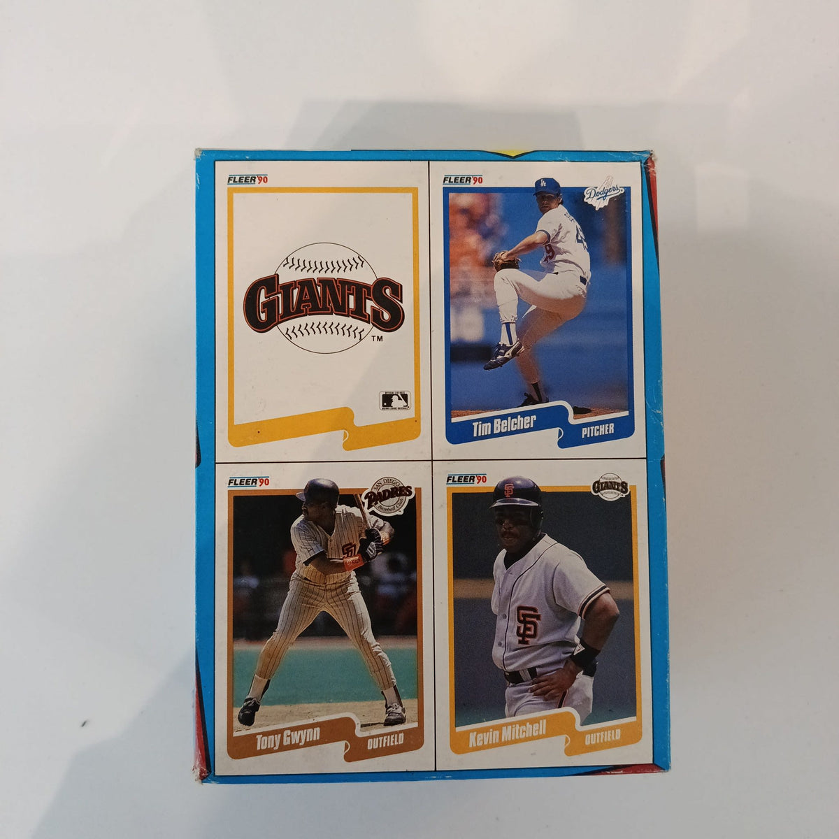 1990 Fleer Baseball Retail Box - view 2