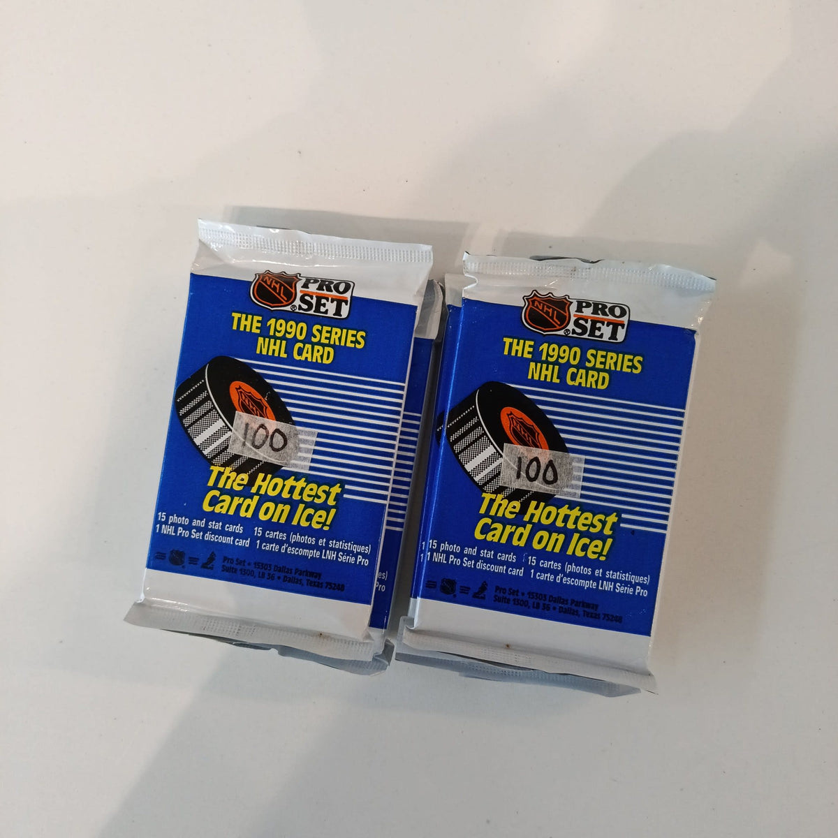 1990 Pro Set NHL Pro Set 1990 Series Booster Pack - view 2