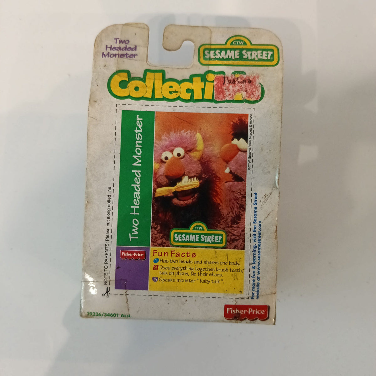 Fisher-Price Sesame Street Collectible Two-Headed Monster - view 2