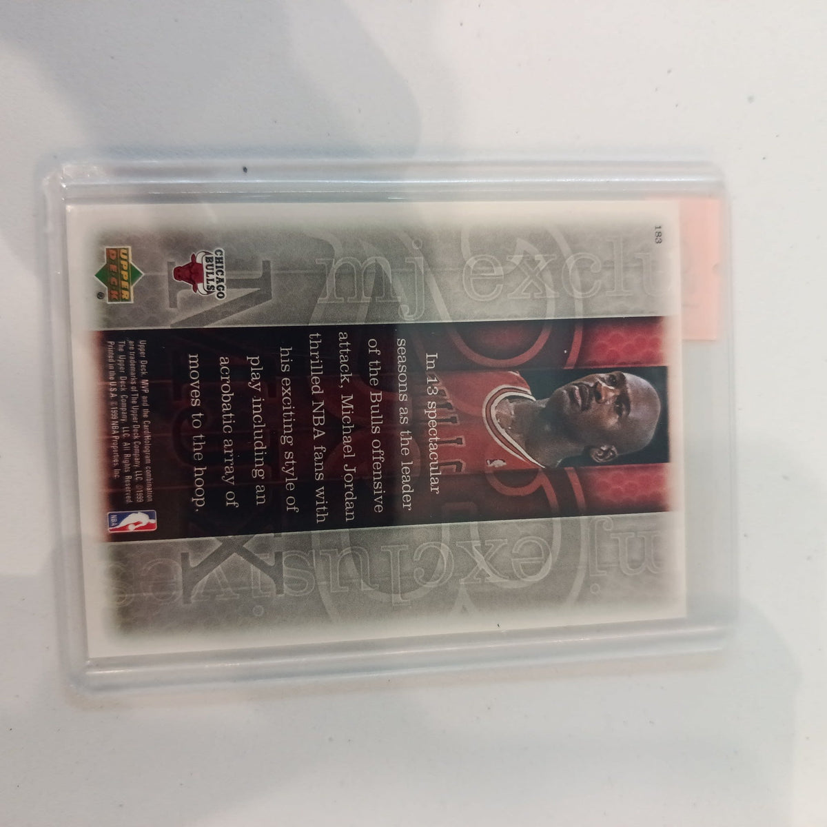 2003-04 Upper Deck Exquisite Exclusives Michael Jordan #MJ-5 PSA 5 - view 2