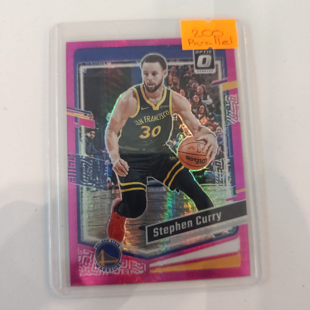2023-24 Panini Donruss Optic Stephen Curry Hyper Pink #198
