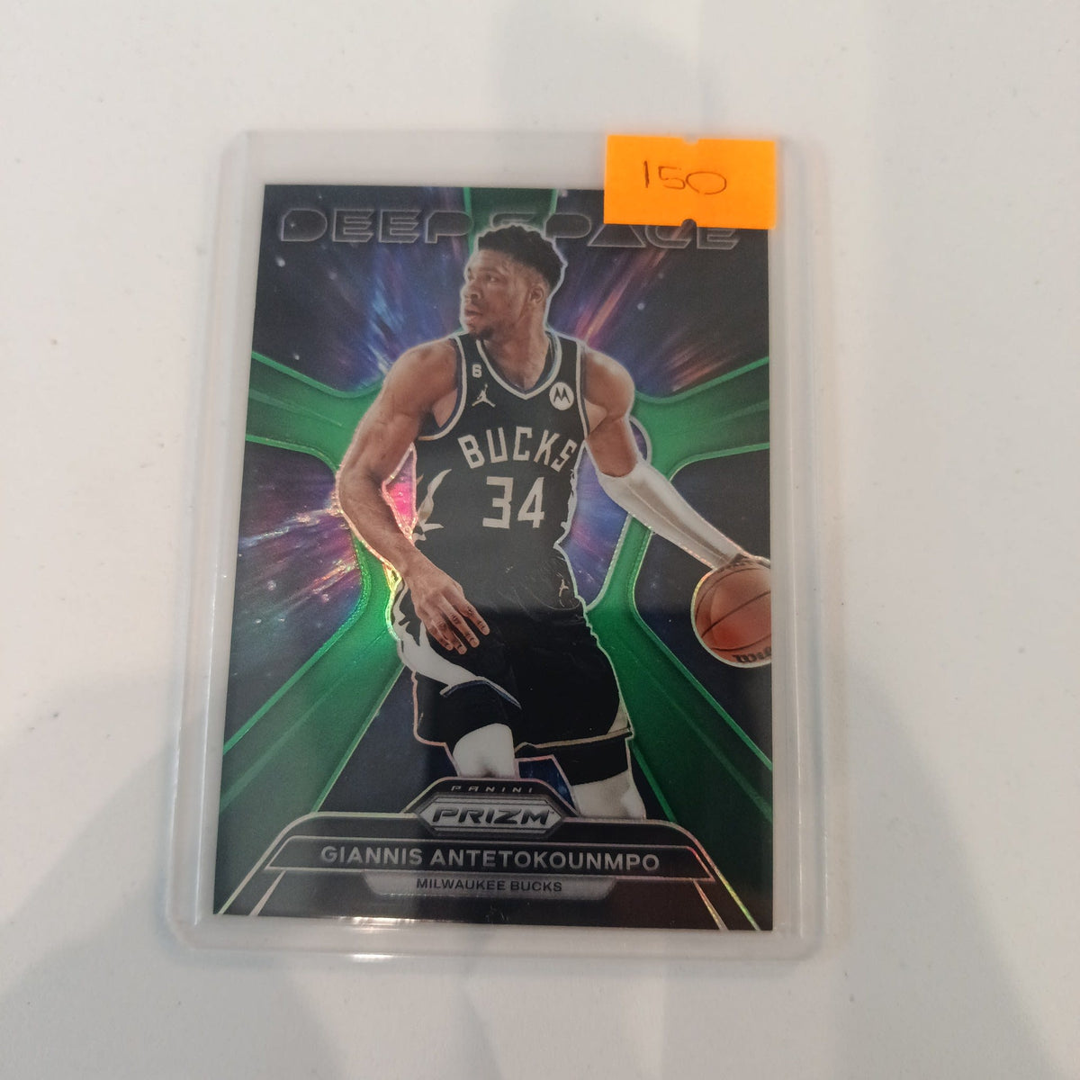 2023-24 Panini Prizm Deep Space Giannis Antetokounmpo Green #9