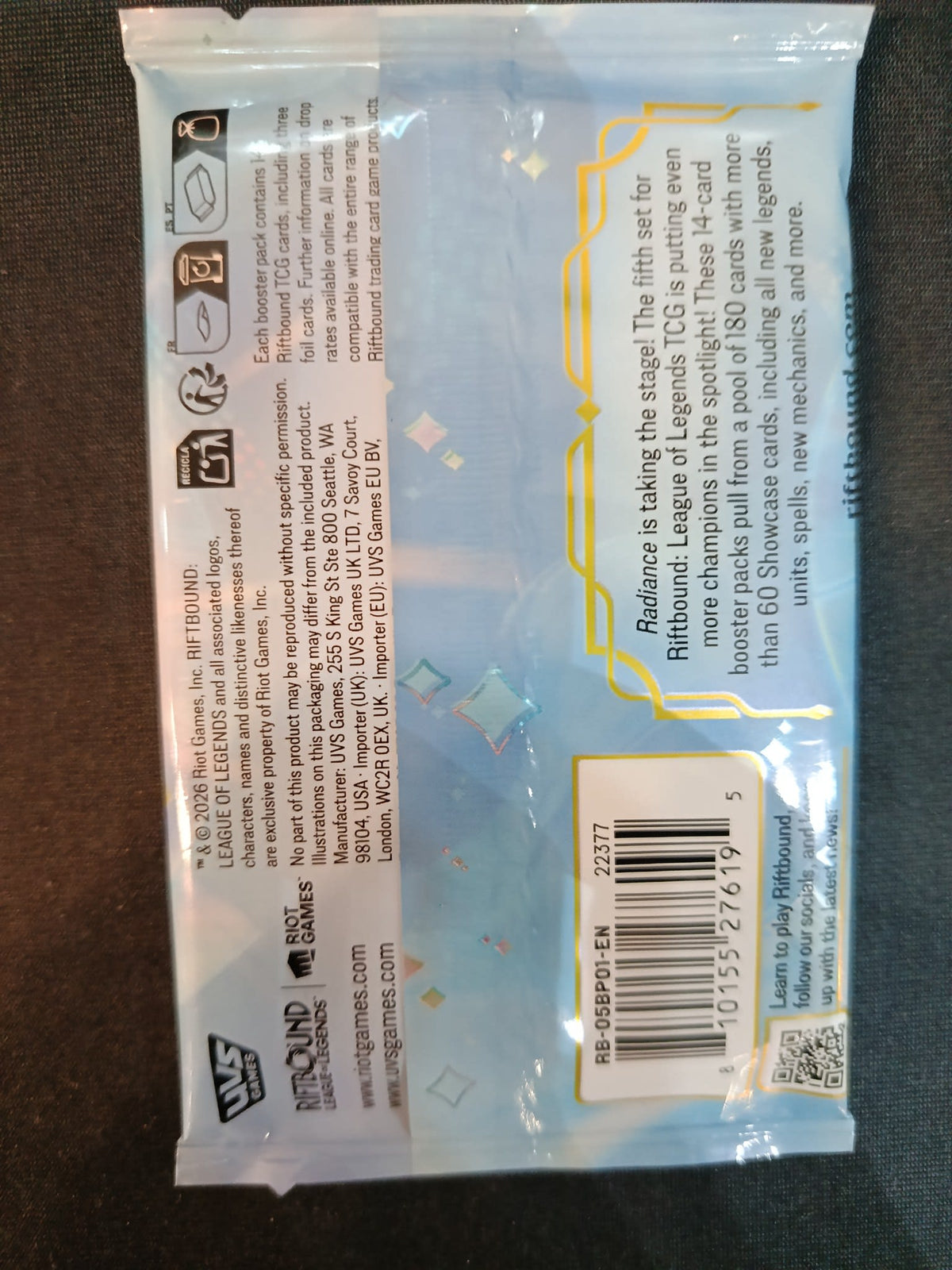 Riftbound Radiance Seraphine Booster Pack (English) - view 2