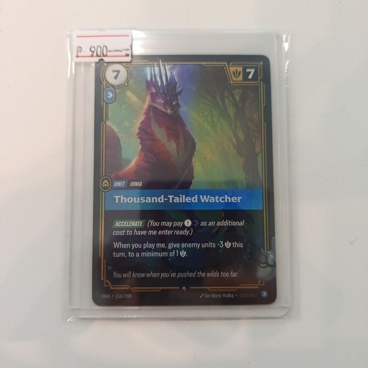 2025 Riot Games Origins of Ixtal Thousand-Tailed Watcher Holo #116/298