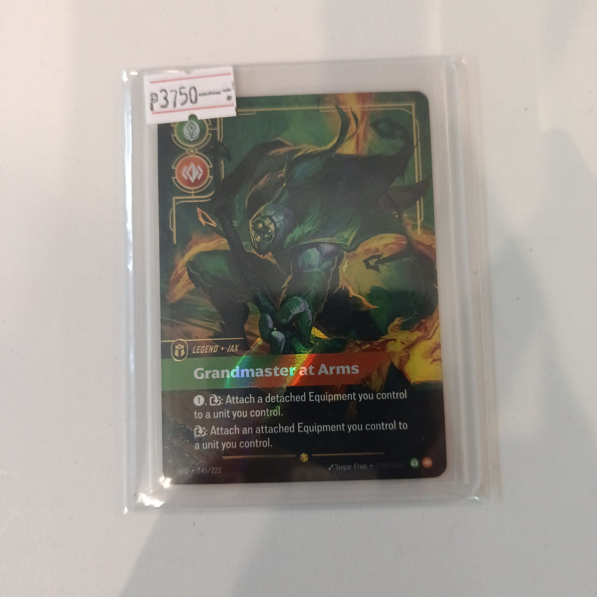 Lorcana Jax - Grandmaster at Arms SFD #245/221 (English) 245/221