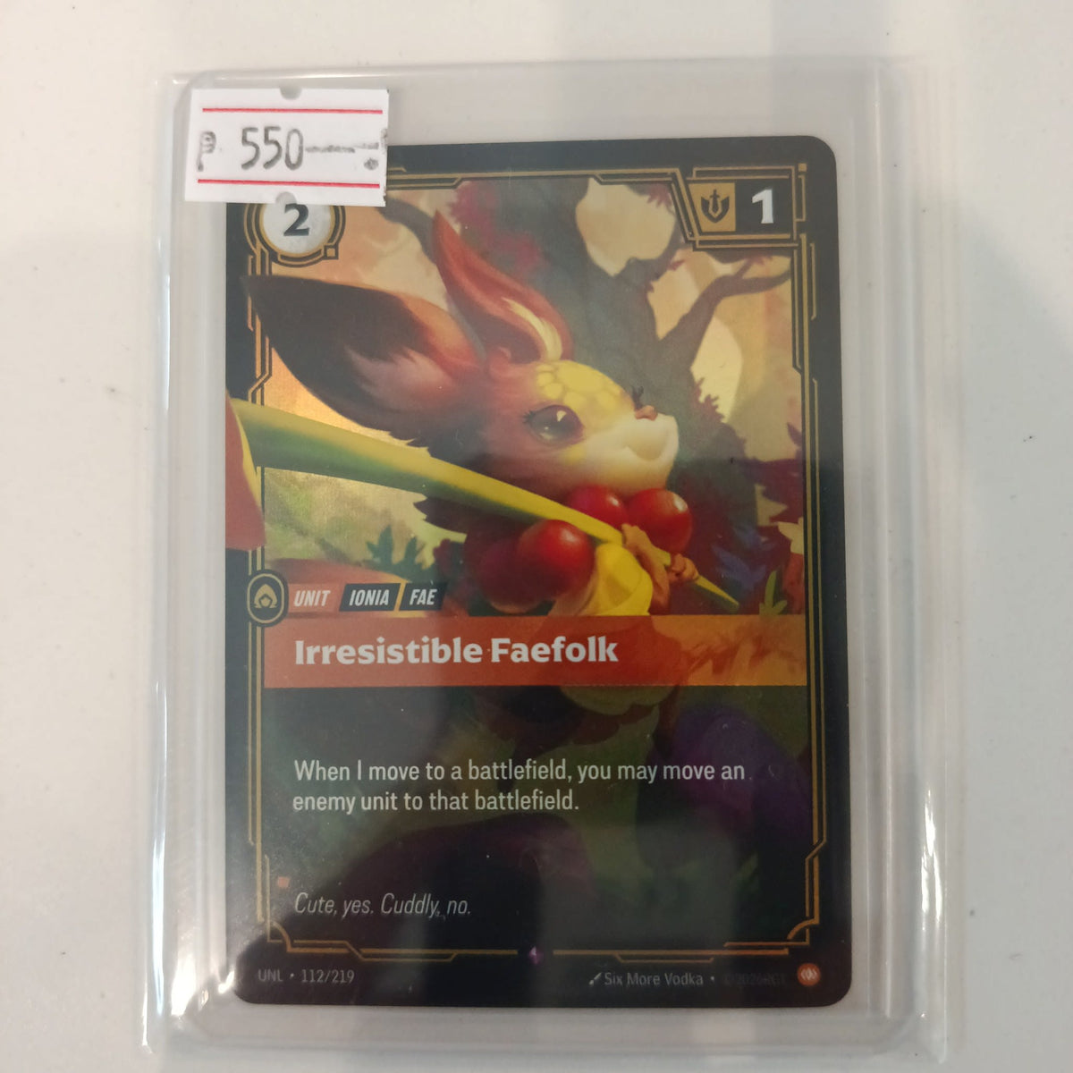 Lorcana Irresistible Faefolk UNL #112/219 (English)