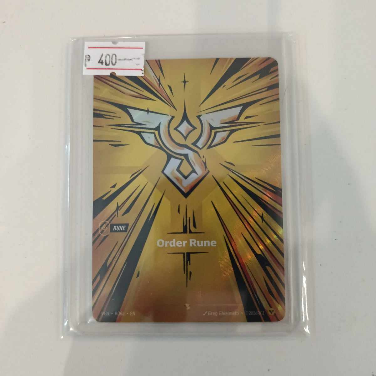 League of Legends Order Rune VEN (R06a) #R06a 2026 (English)