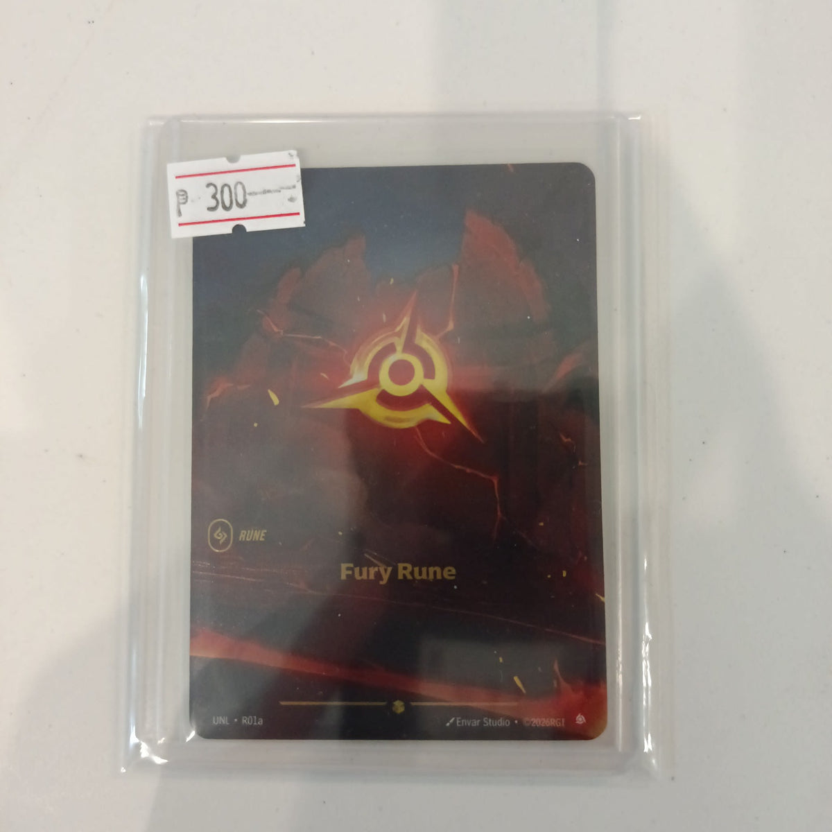 League of Legends Fury Rune UNL #R01a 2026 (English)