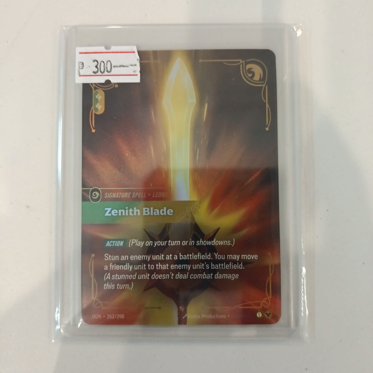 Lorcana Zenith Blade OGN #262/298 (English)