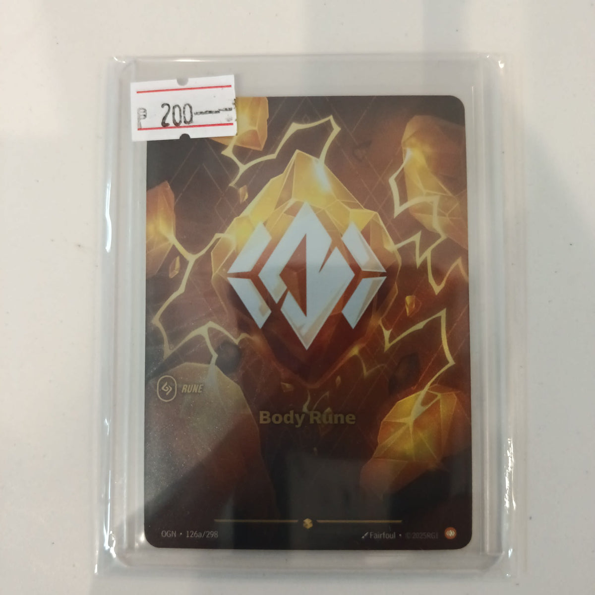 League of Legends Body Rune OGN #126a 2025 (English)