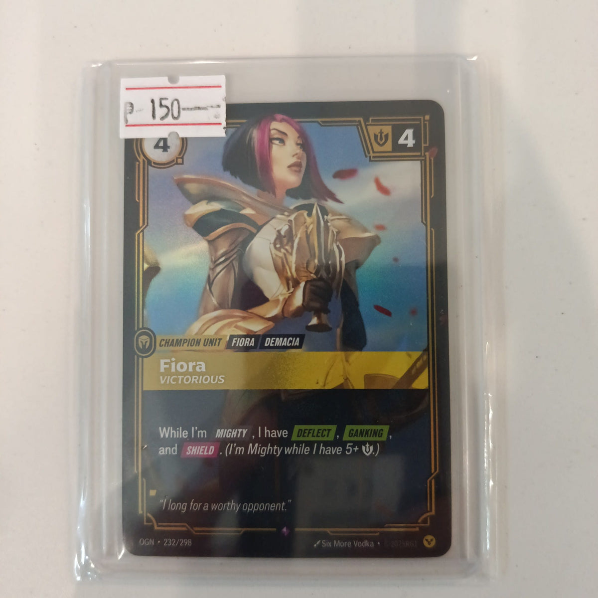 League of Legends Fiora OGN #232/298 2025 (English) 232/298