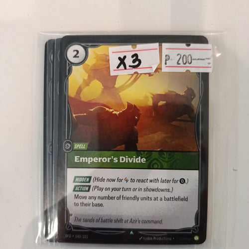 Alter: Convergence Emperor's Divide SFD #043/221 (English)