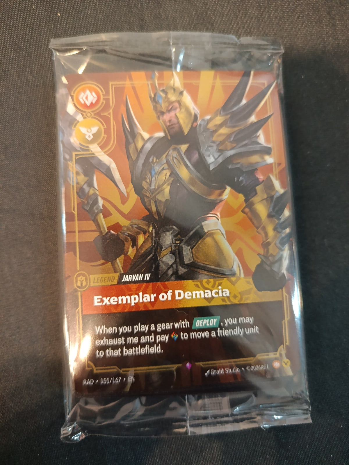 Trading Card Jarvan IV RAD #155/167 2026 (English) 155/167