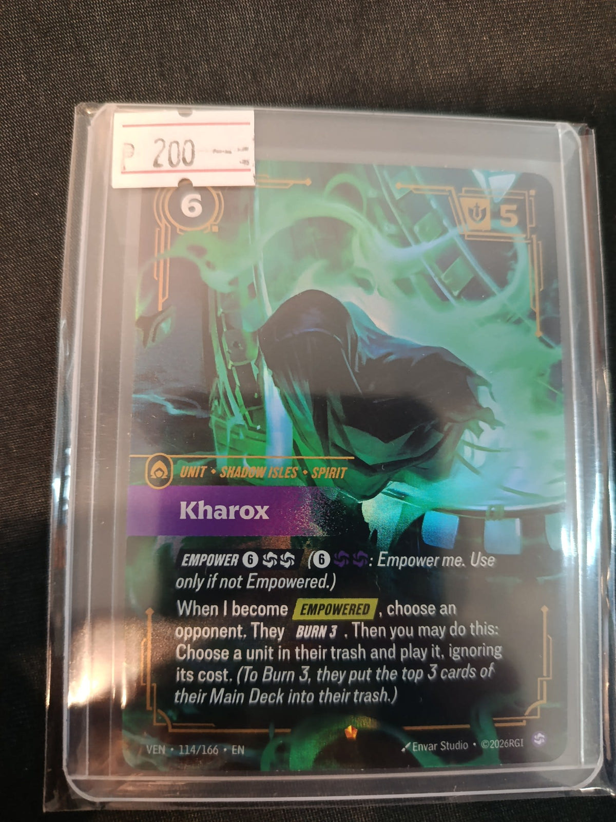 League of Legends Kharox VEN #114/166 2026 (English)
