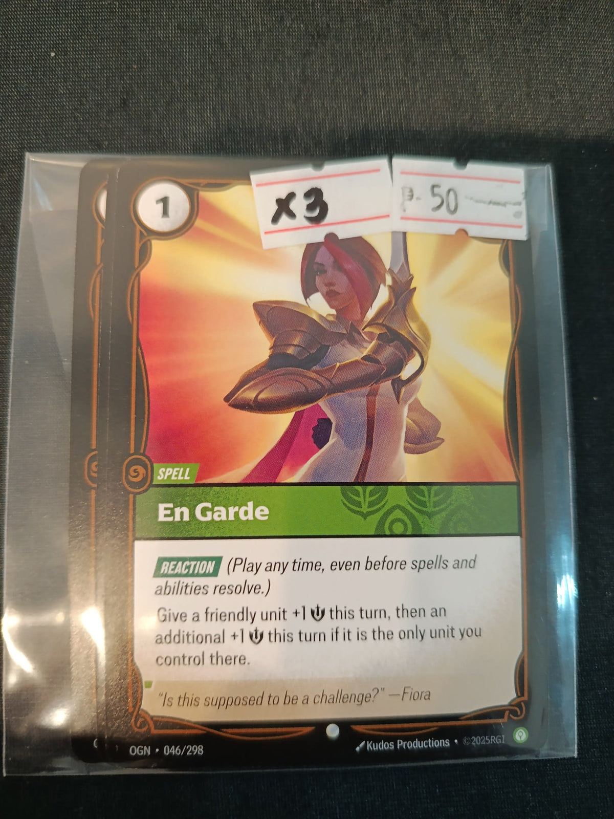 Altered TCG En Garde OGN #046/298 2025 (English)