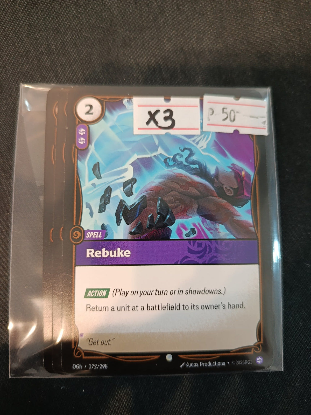 Grand Archive Rebuke OGN #172/298 2025 (English)