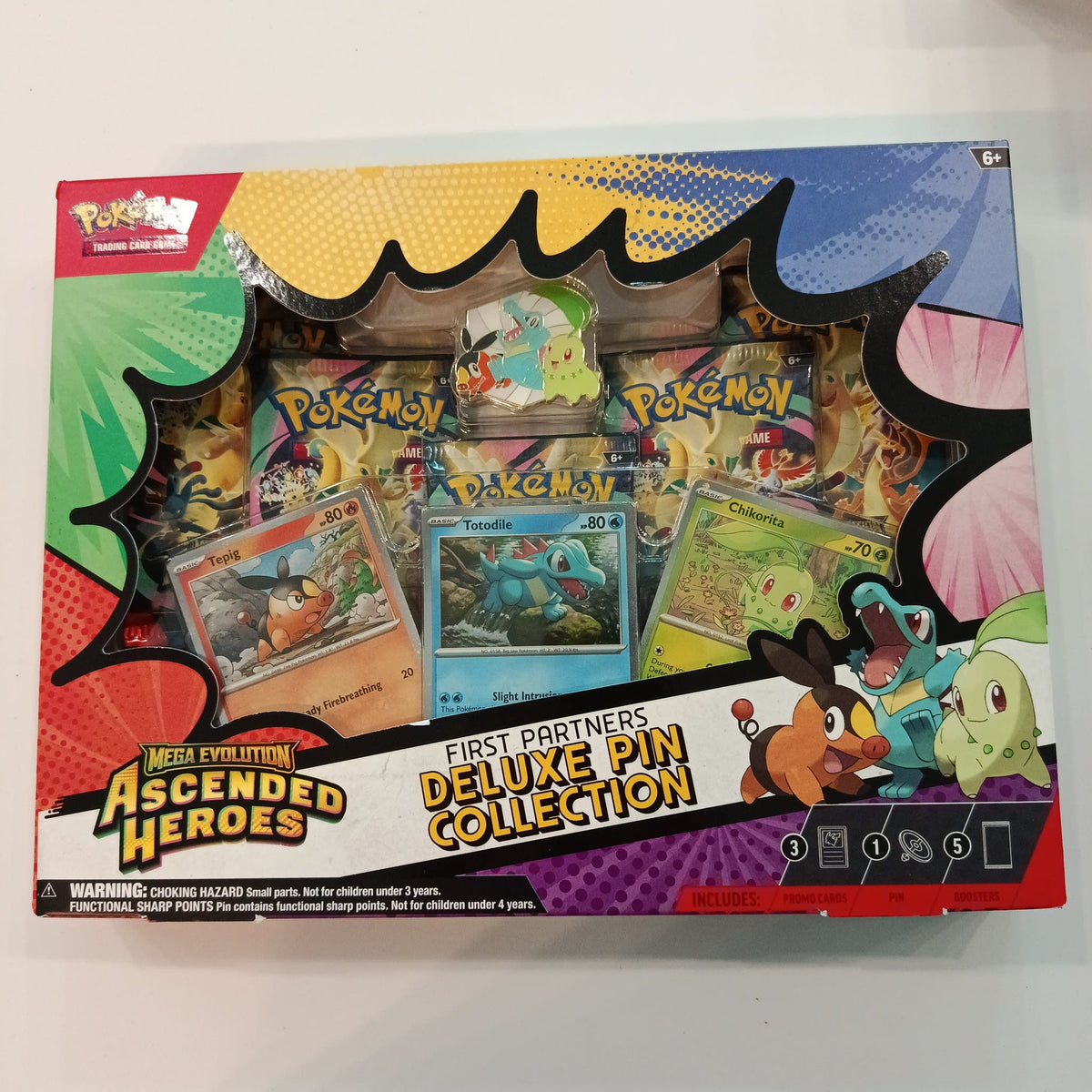2026 Pokemon TCG Mega Evolution - Ascended Heroes First Partners Deluxe Pin Collection Chi