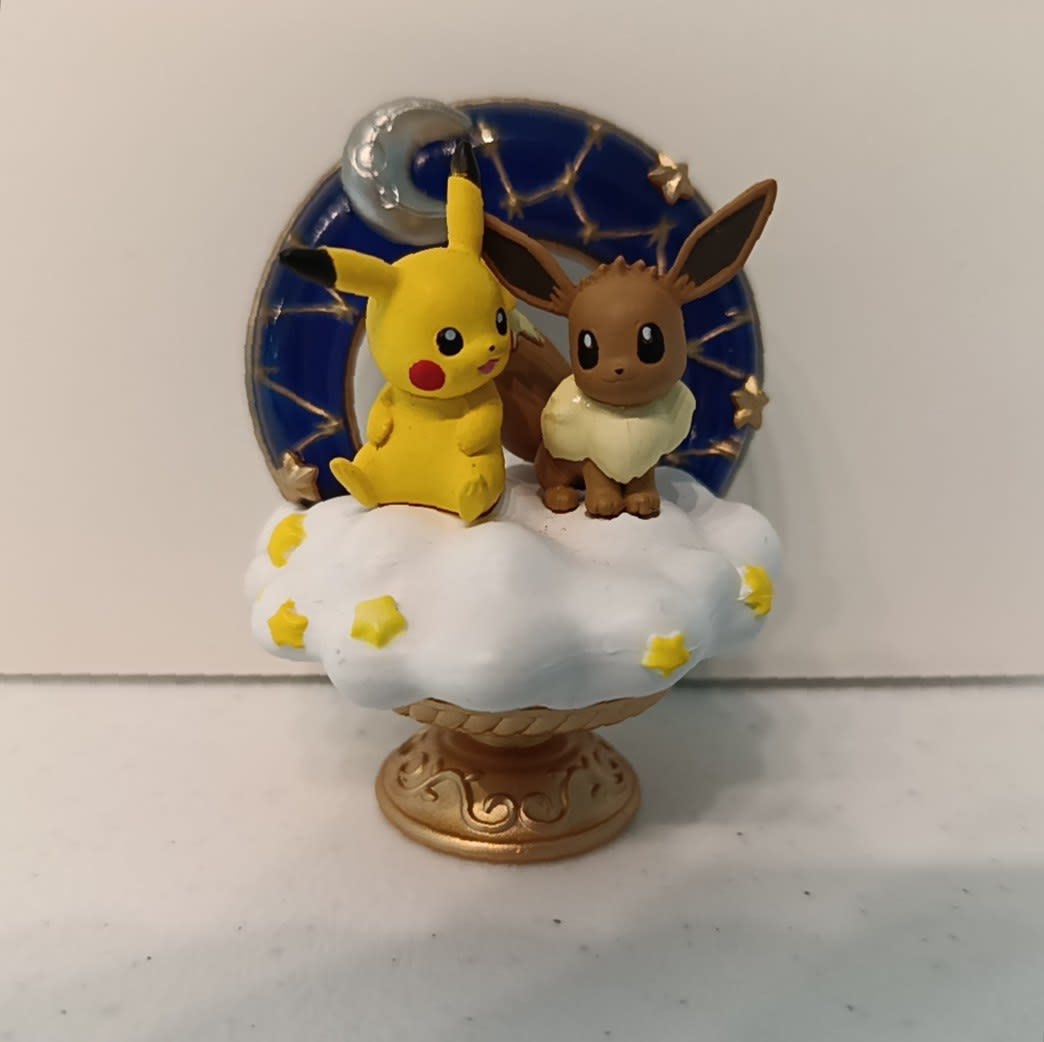 Re-Ment Pokemon Starrium Series Pikachu & Eevee