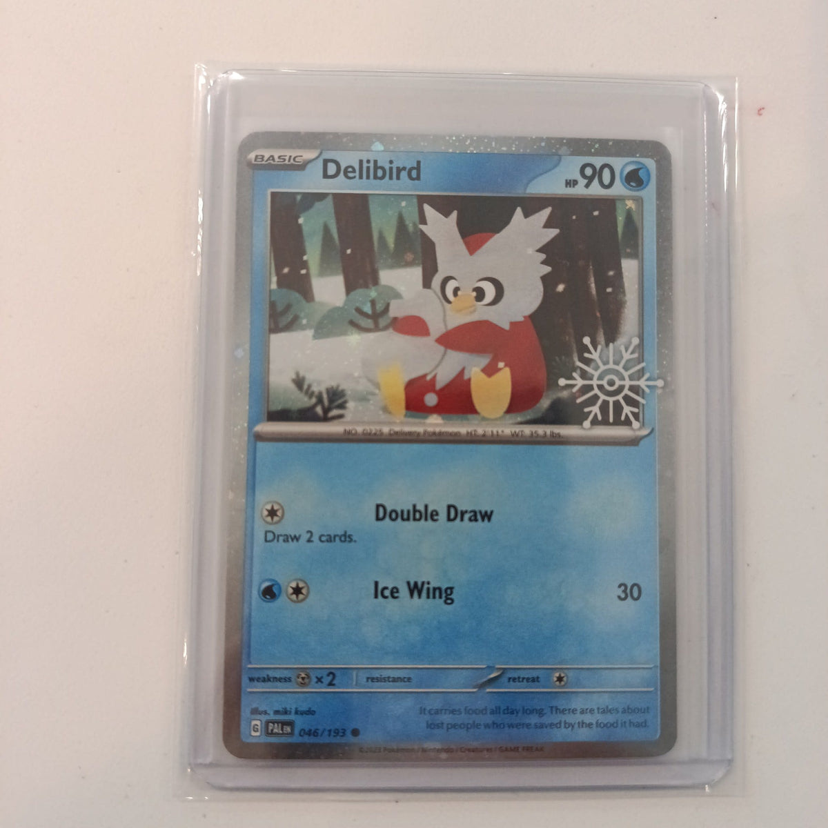 2023 Pokemon Company Paldea Evolved Delibird #046/193