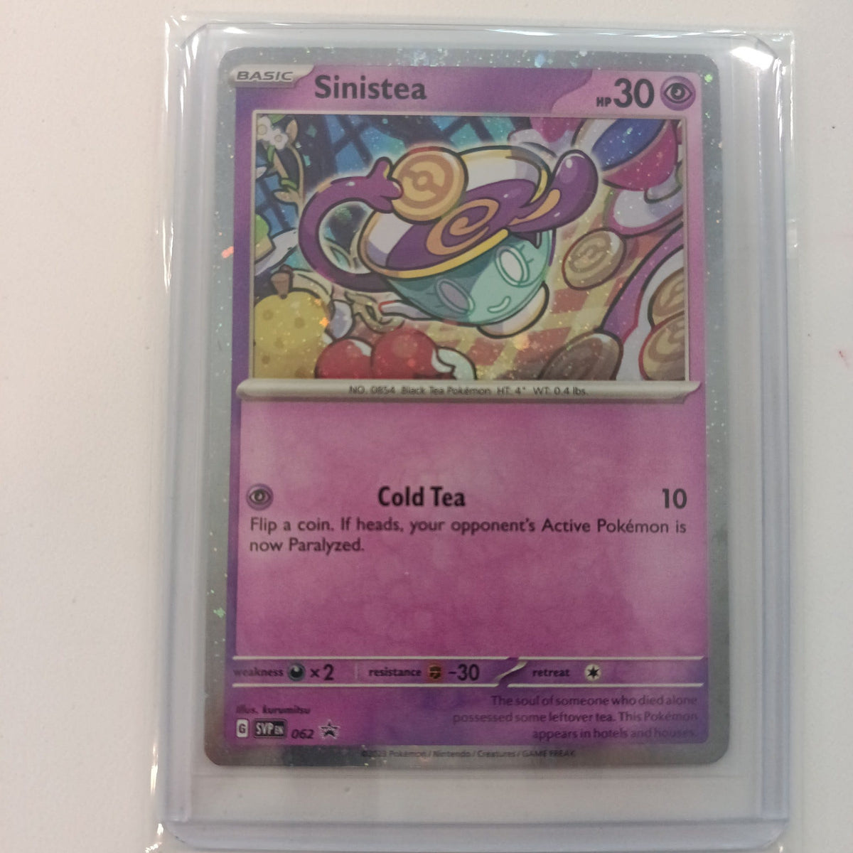 2023 Pokemon Company Scarlet & Violet Promos SVP Promo Sinistea Holo #062