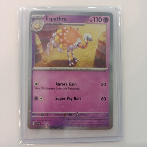 2023 Pokemon Company SVP Black Star Promos SVP Promo Espathra #010