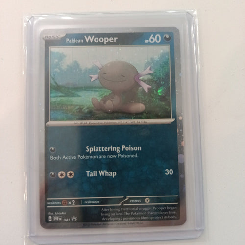 2022 Pokemon Company Scarlet & Violet Promo Paldean Wooper Holo #041