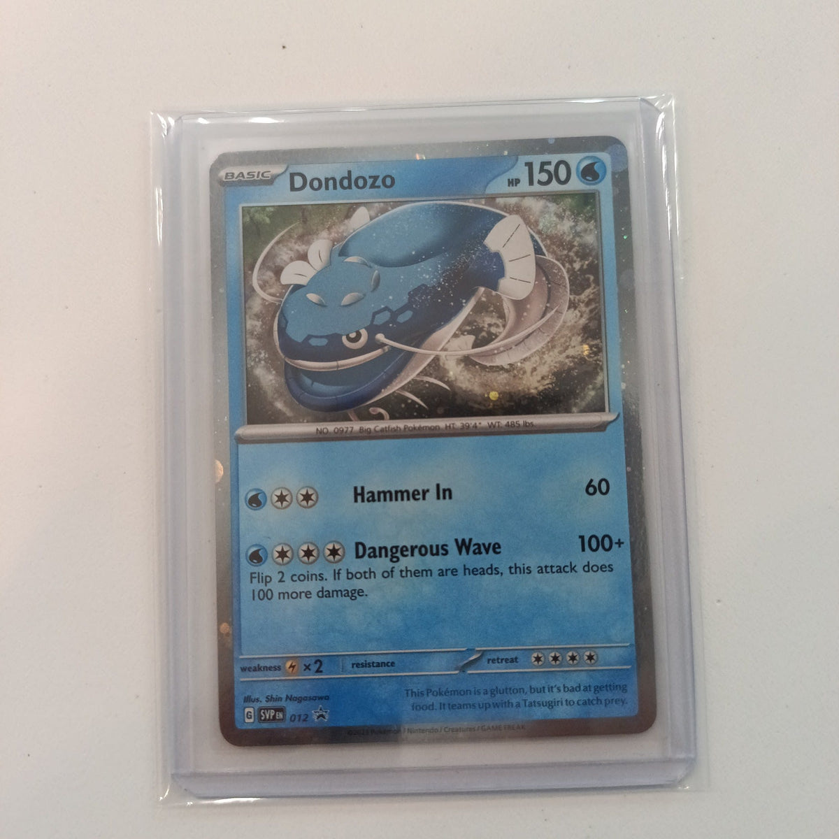2022 Pokemon Company Scarlet & Violet Black Star Promos SVP Dondozo Holo #012