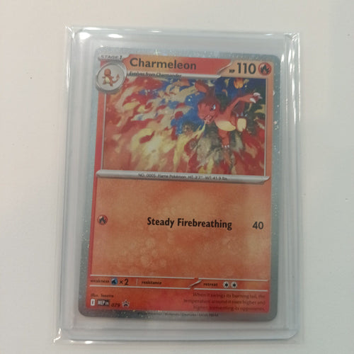 2025 Pokemon Company Scarlet & Violet Promo MEP Charmeleon Reverse Holo #079