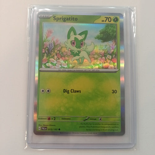 2023 Pokemon Company Scarlet & Violet - Paldea Evolved Sprigatito Reverse Holo #013/193