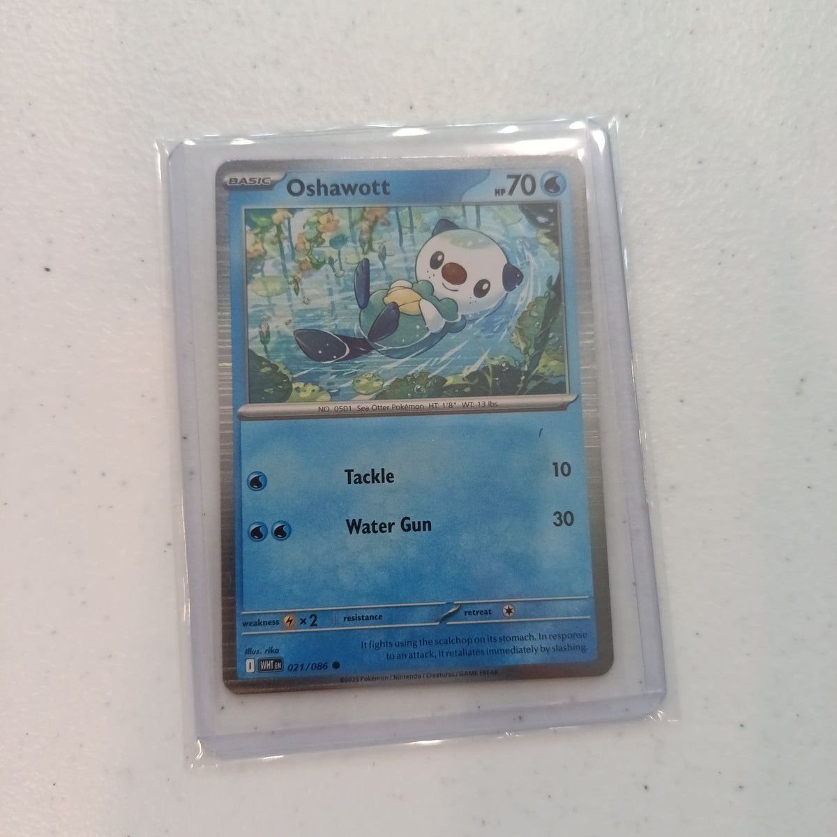 2025 Pokemon Company Scarlet & Violet — Destined Rivals Oshawott #021/086
