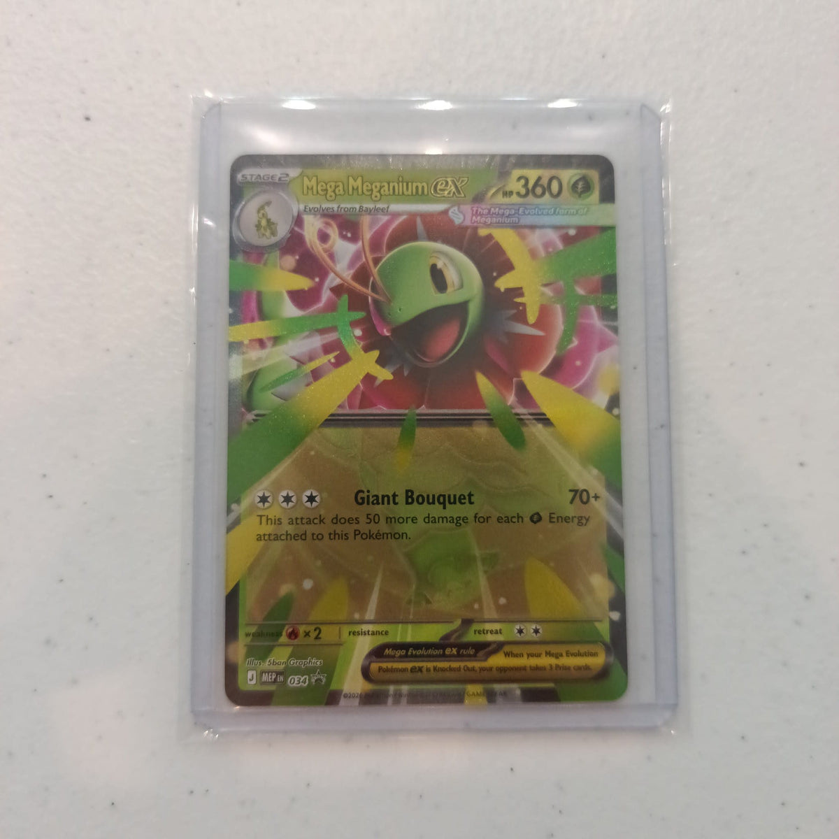 2026 Pokemon Company Mega Evolution Ex (MEP) Mega Meganium ex #034