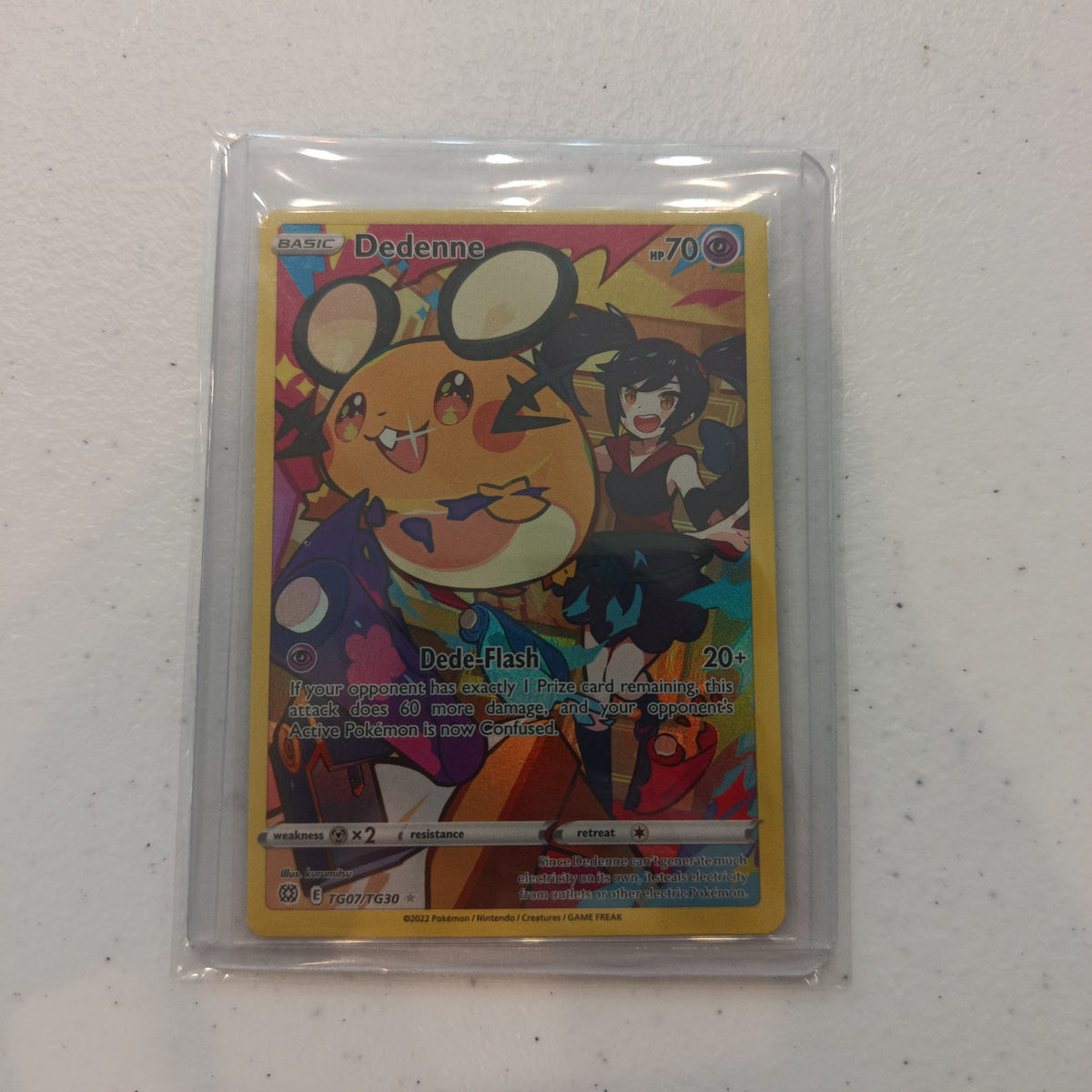 2022 Pokemon Company Lost Origin Trainer Gallery Dedenne #TG07/TG30