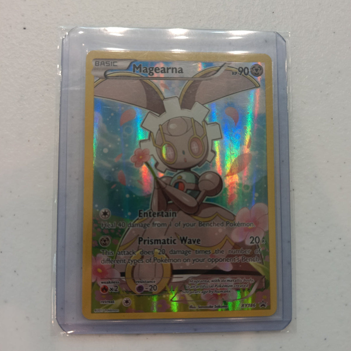 2016 Pokemon Company XY Generations Full Art Magearna Secret Rare #XY186