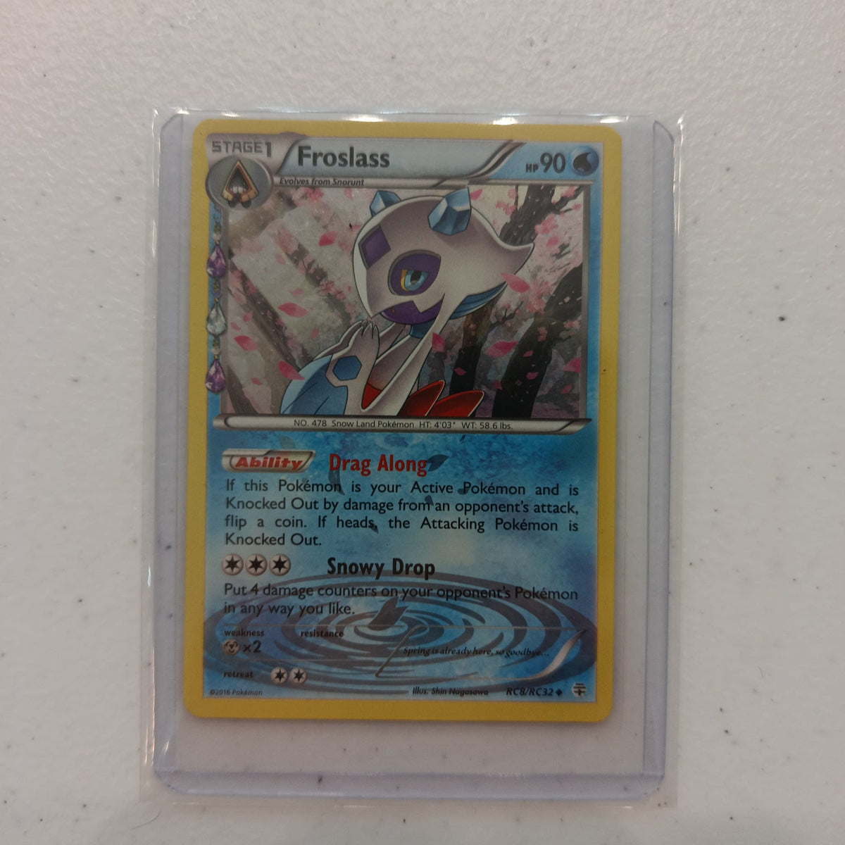 2016 Pokemon Company Generations Radiant Collection Froslass #RC8/RC32