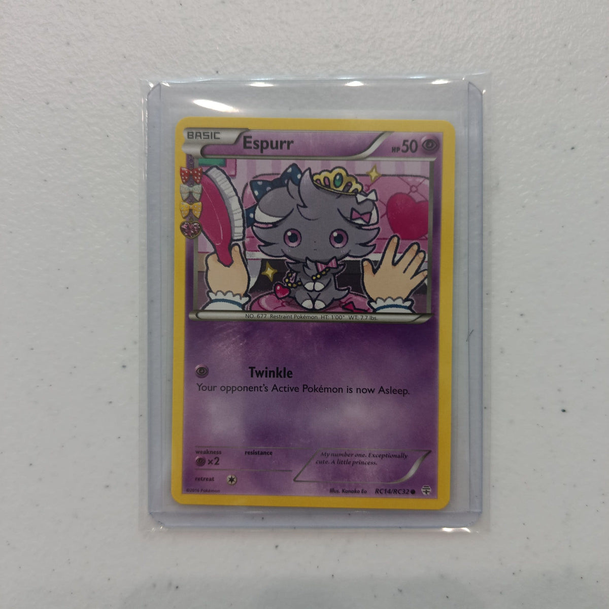2016 Pokemon Company Generations Radiant Collection Espurr #RC14/RC32