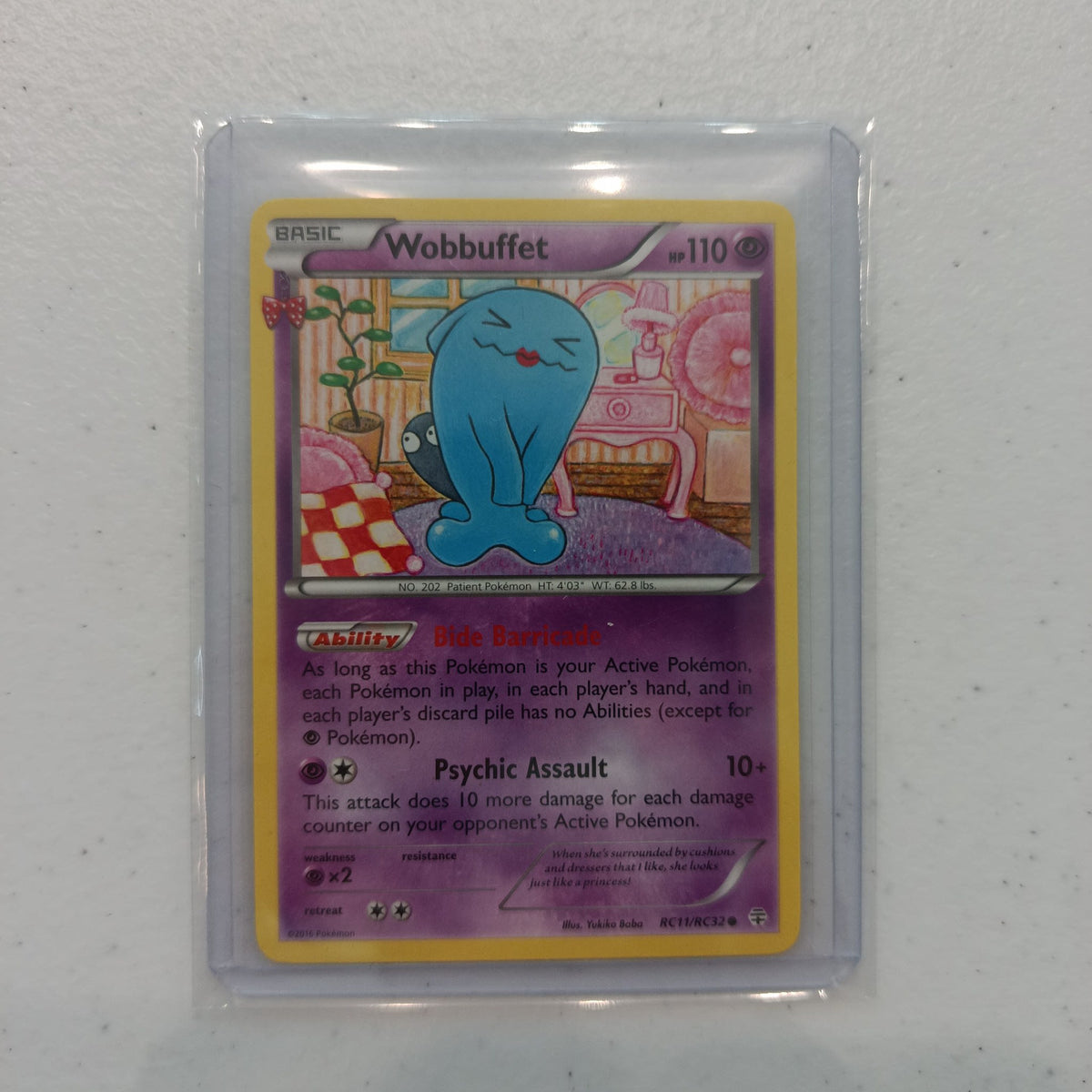 2016 Pokemon Company Generations Radiant Collection Wobbuffet #RC11/RC32