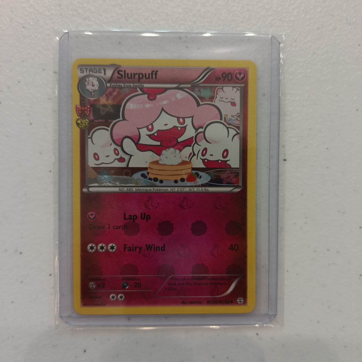 2016 Pokemon Company Generations Radiant Collection Slurpuff Holo #RC20/RC32